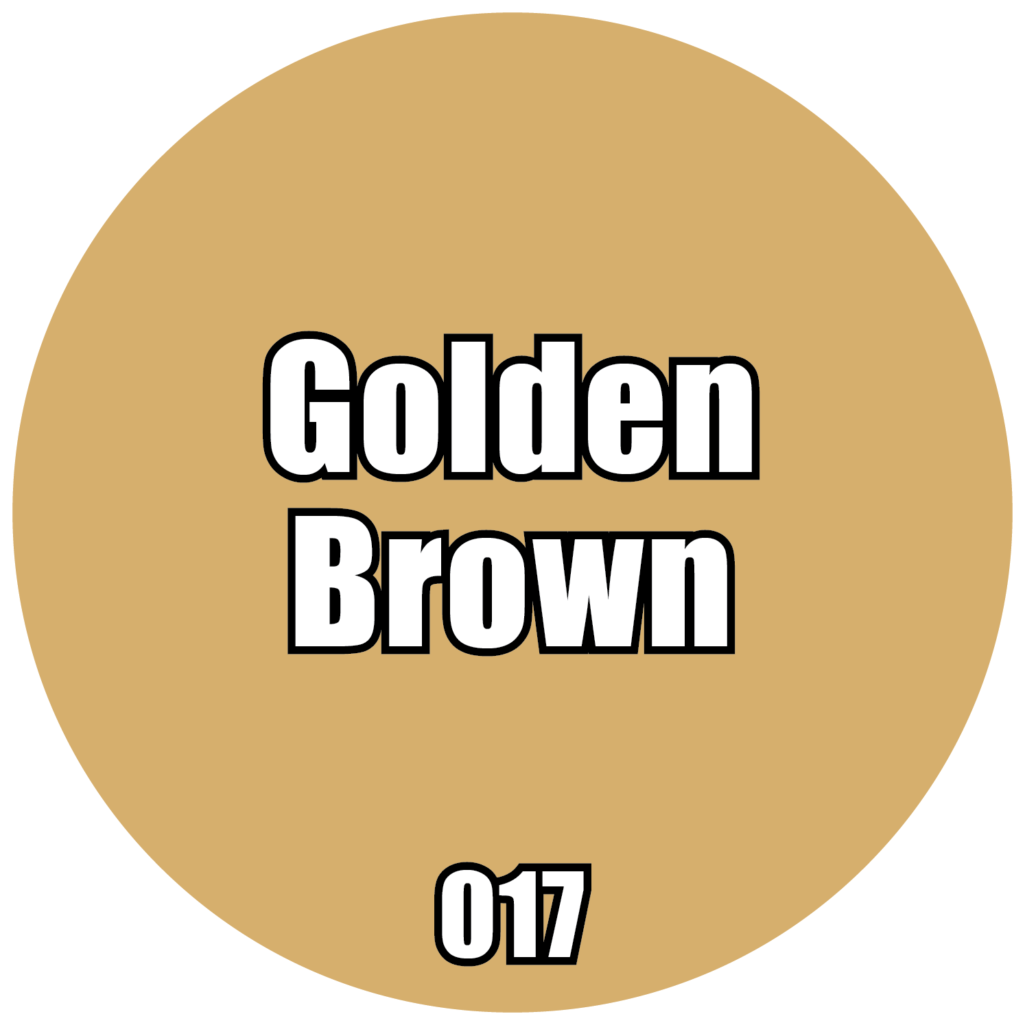 017-Pro Acryl Golden Brown