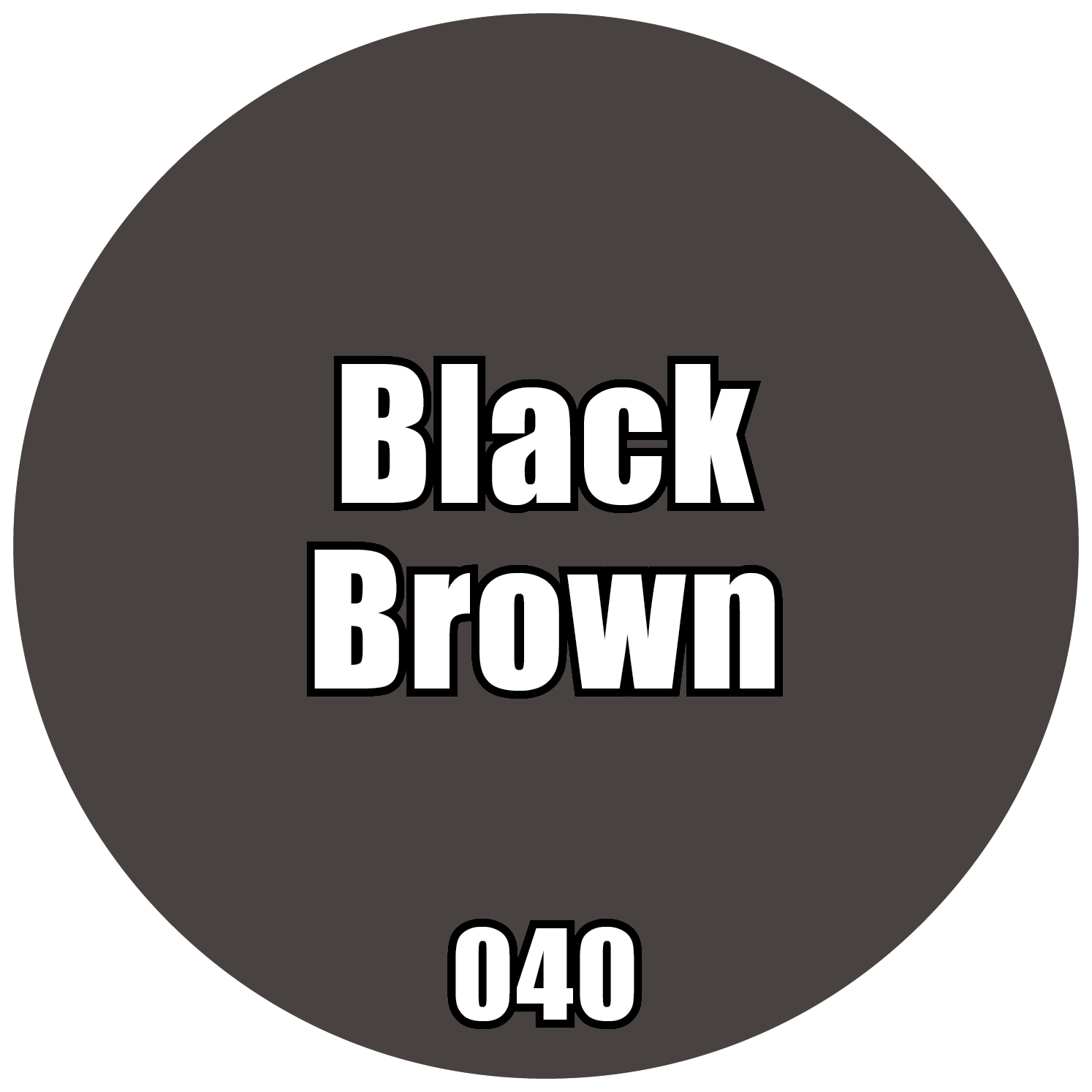 040-Pro Acryl Black Brown