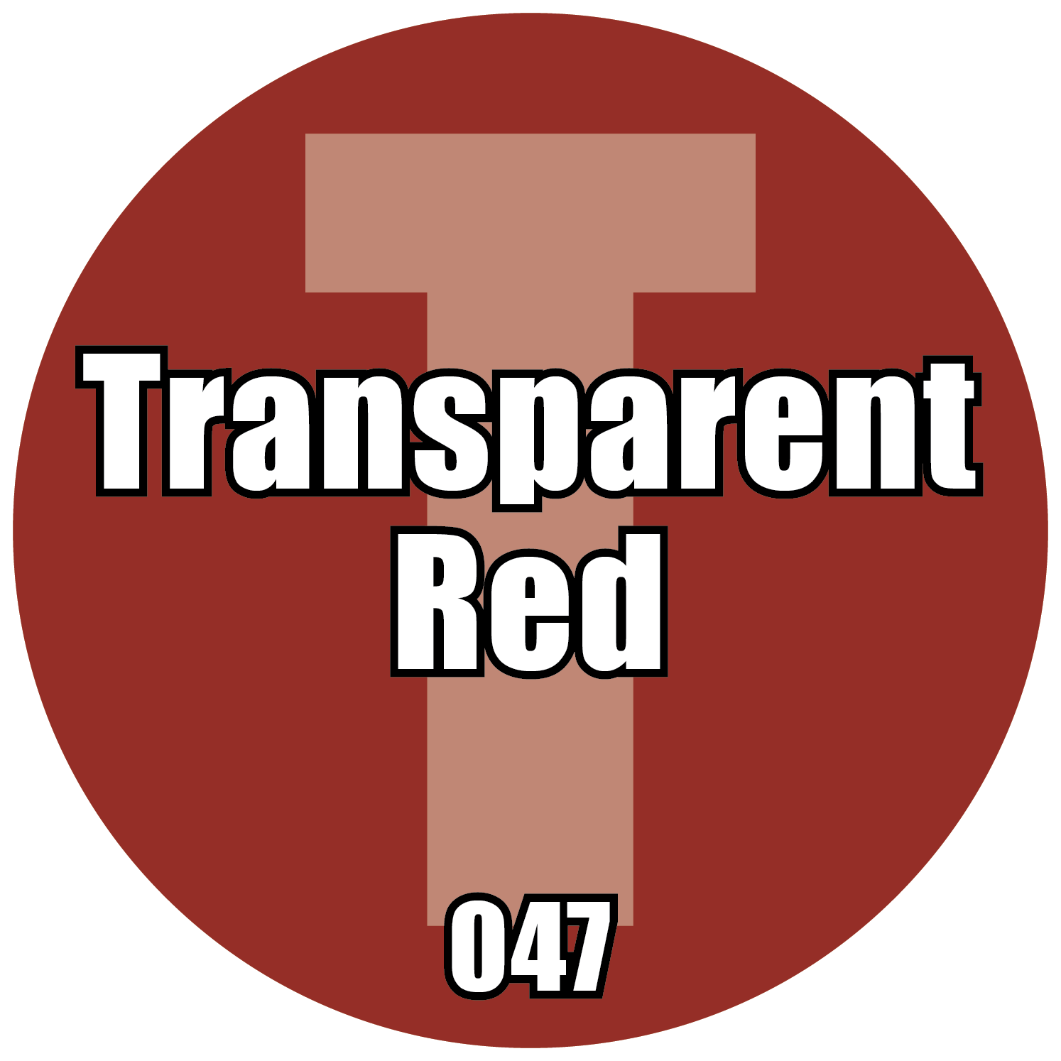 047-Pro Acryl Transparent Red