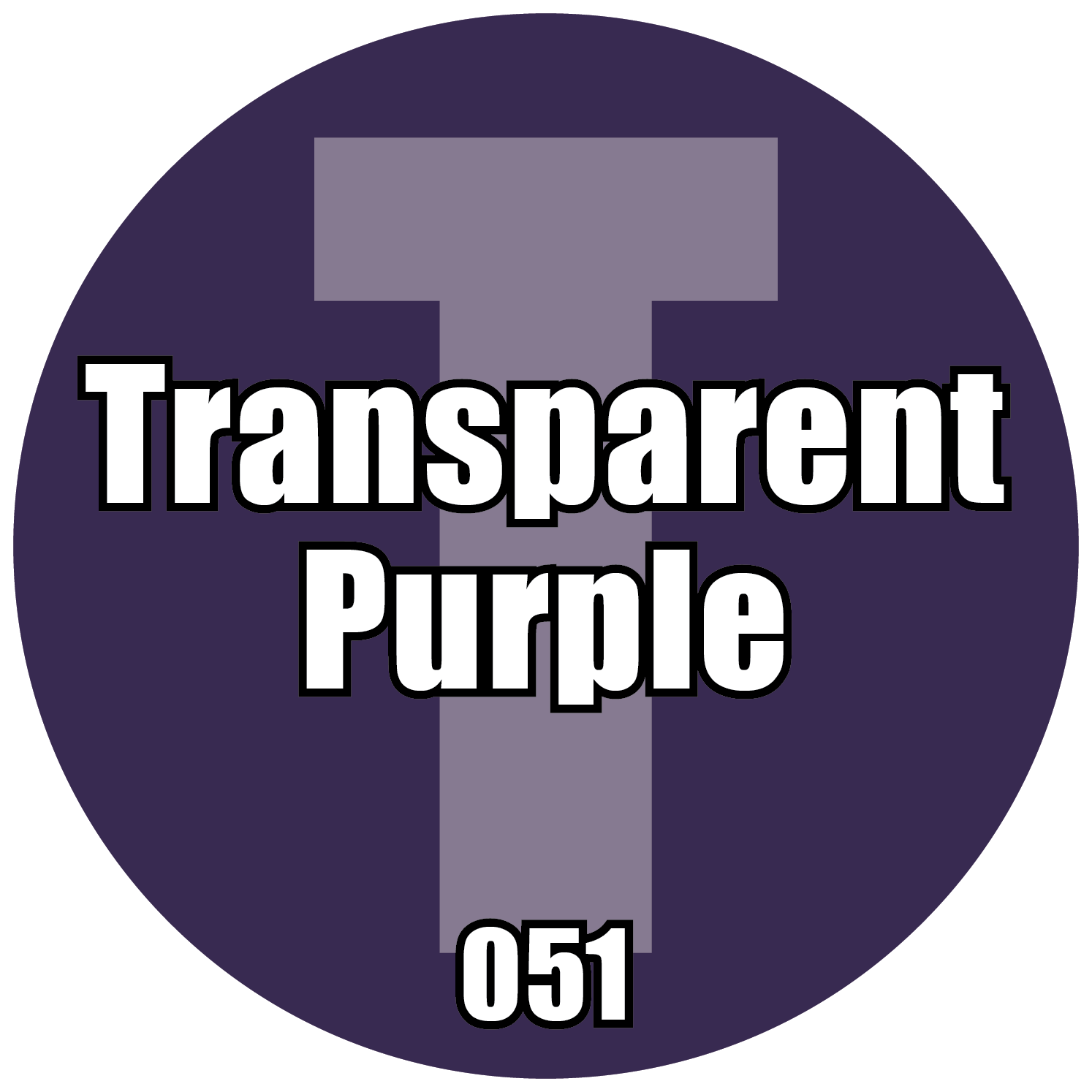 051-Pro Acryl Transparent Purple