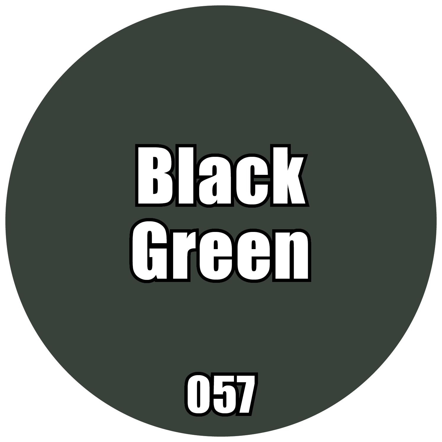 057-Pro Acryl Black Green