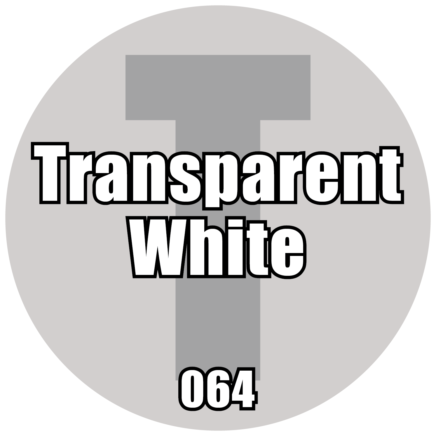 064-Pro Acryl Transparent White