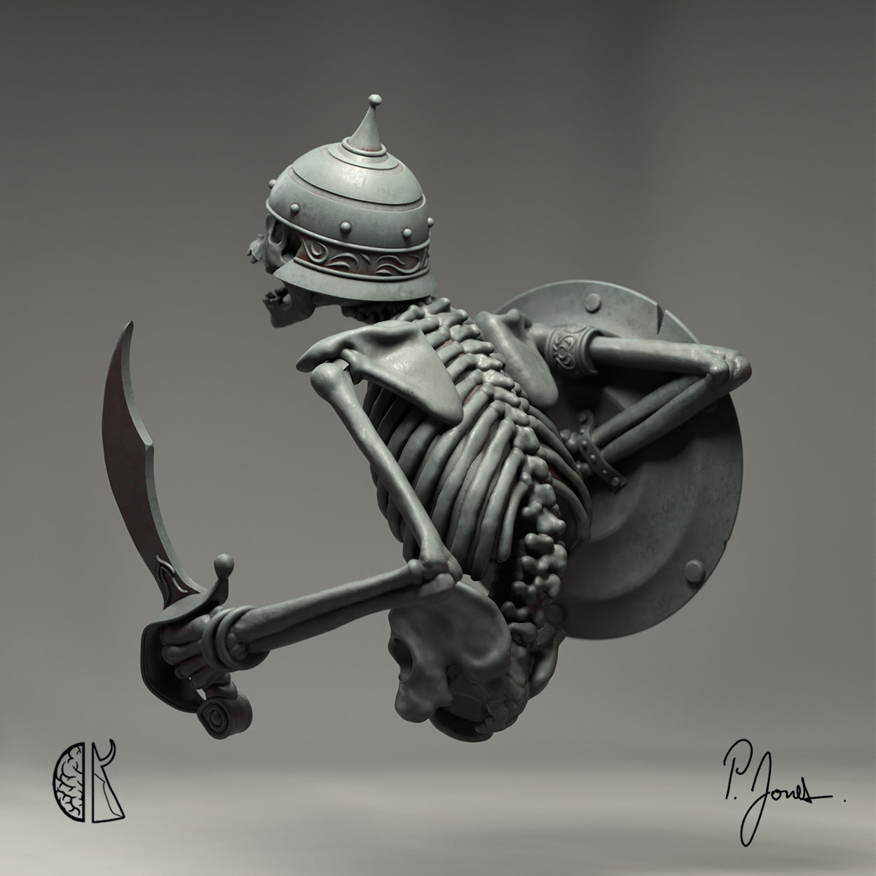 Skeleton Bust