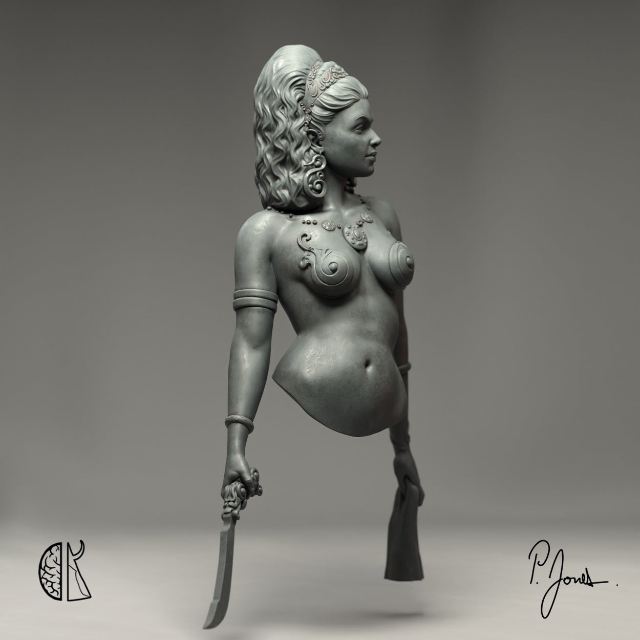 Blood Temple Bust
