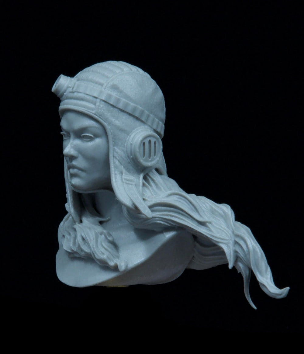 3D Printable Female Academic bust V2, presupported by Ogareg Miniatures