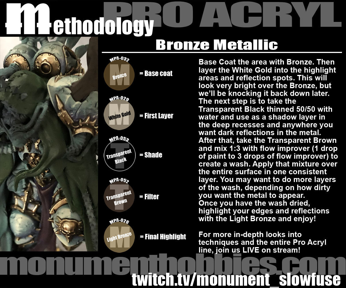 Methodology #7 - Metallic Bronze!