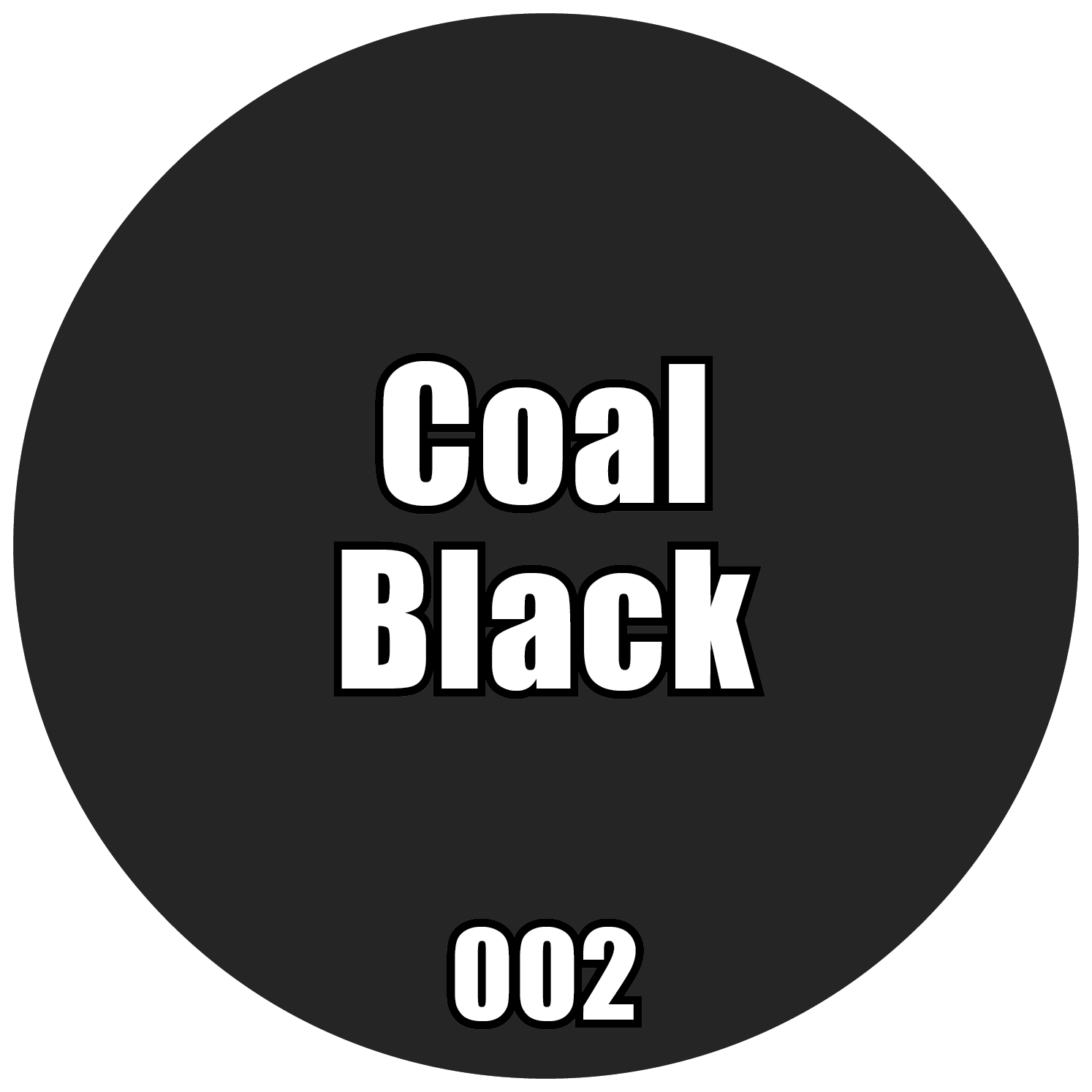 002-Pro Acryl Coal Black