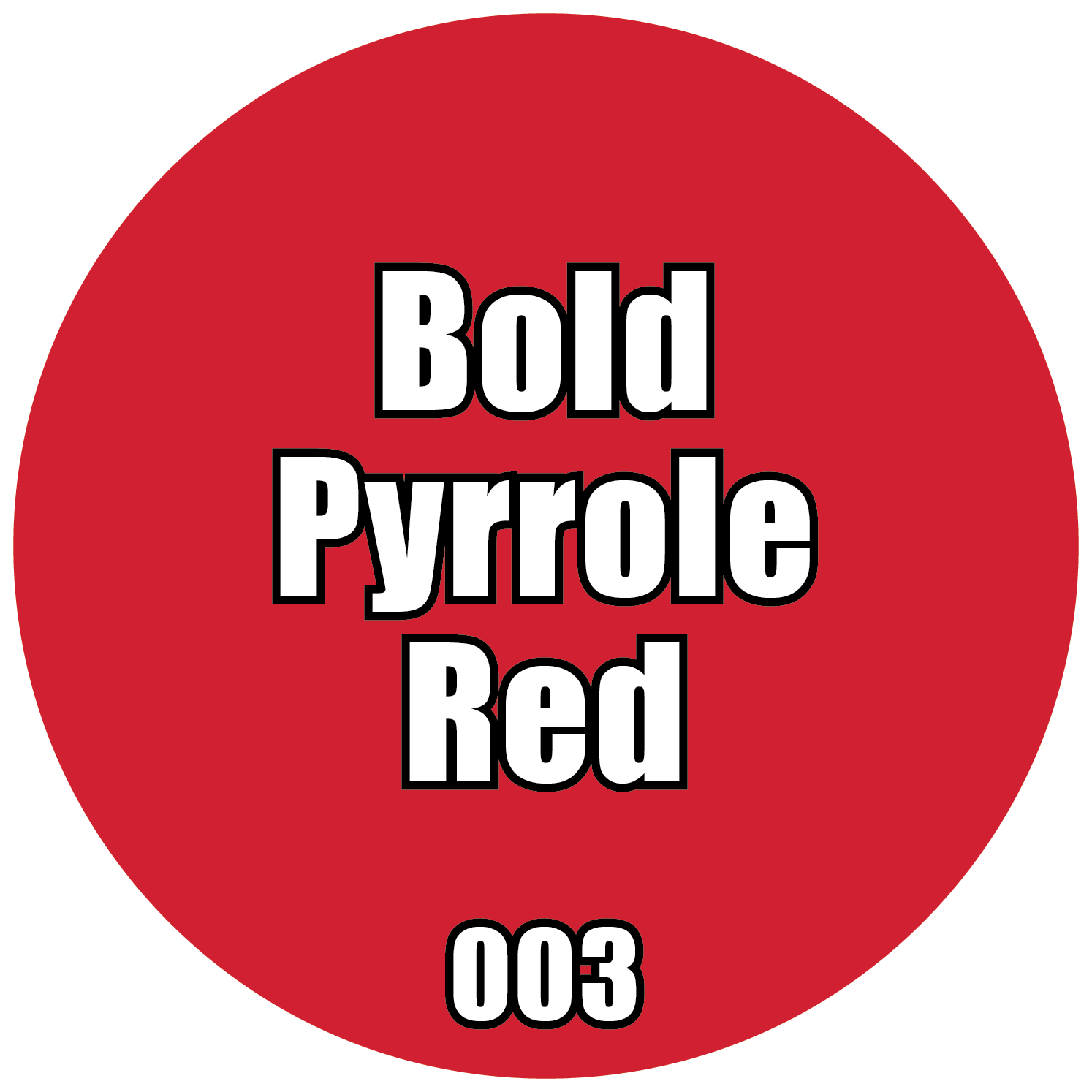 003-Pro Acryl Bold Pyrrole Red