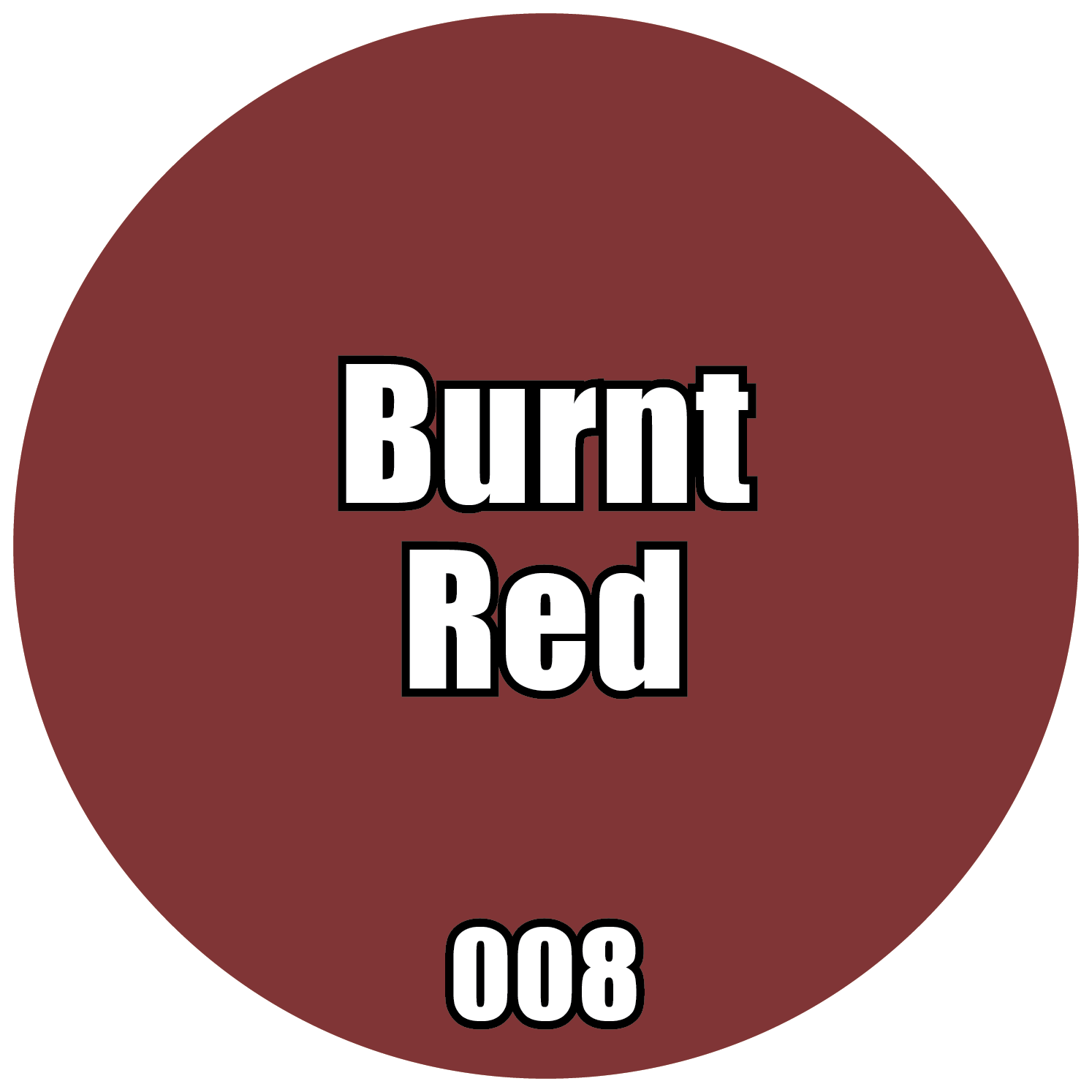 008-Pro Acryl Burnt Red