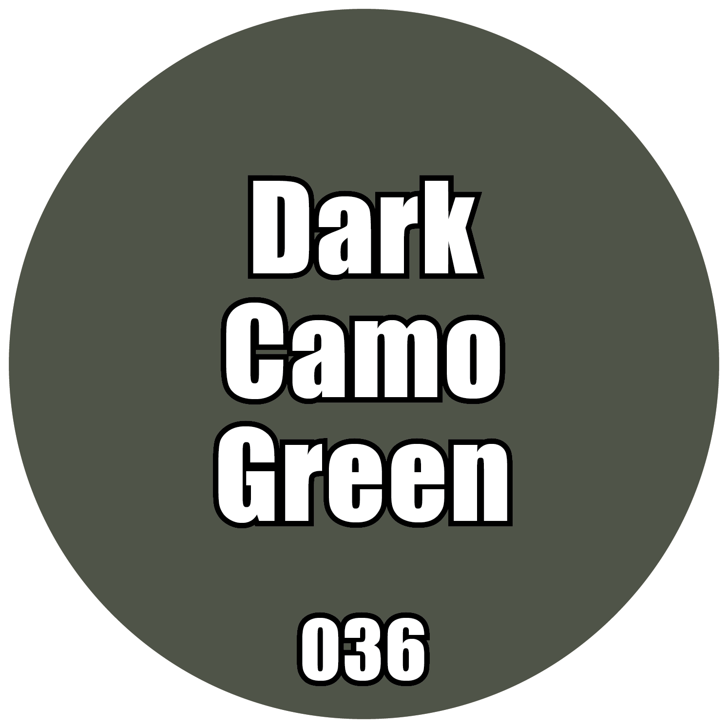036-Pro Acryl Dark Camo Green