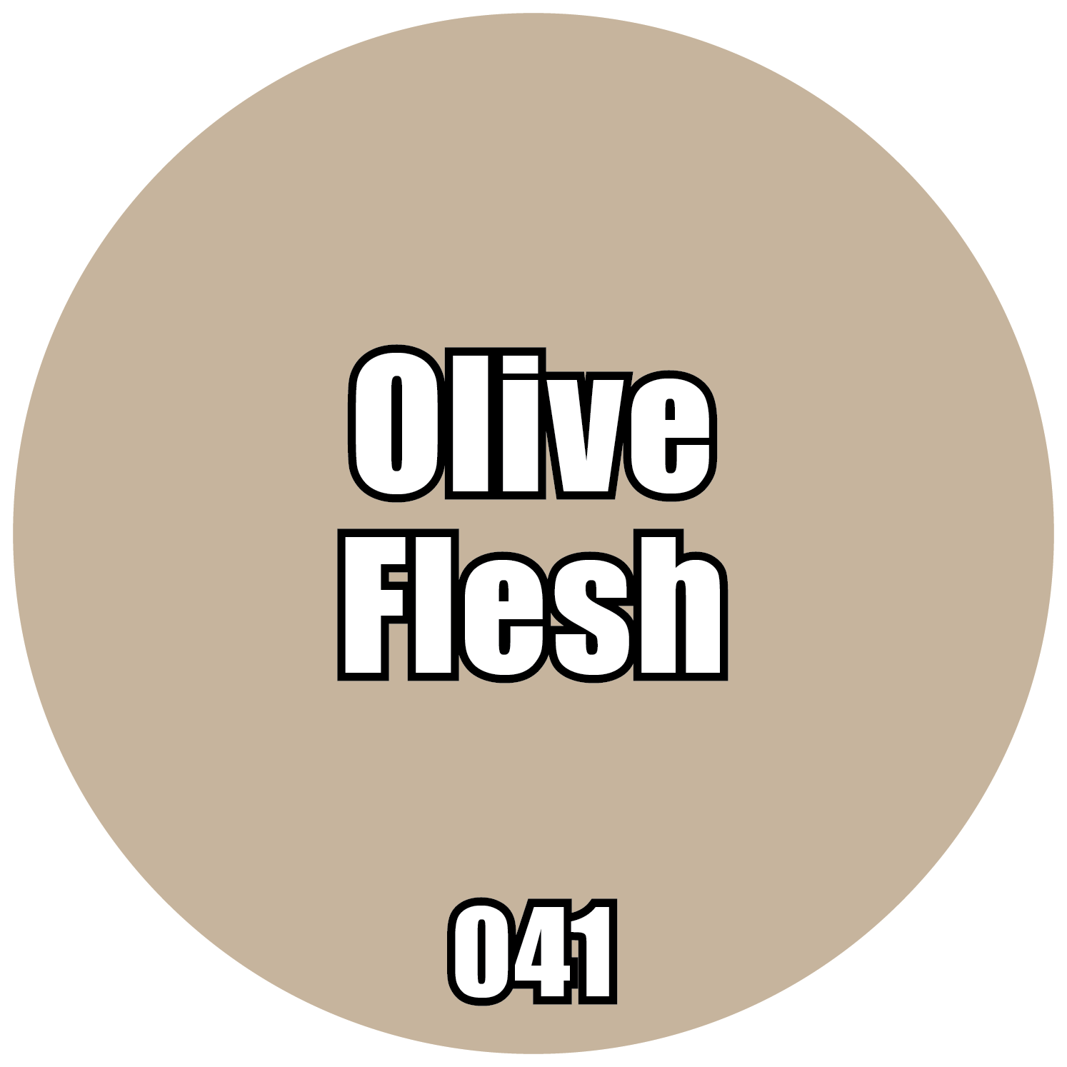 041-Pro Acryl Olive Flesh