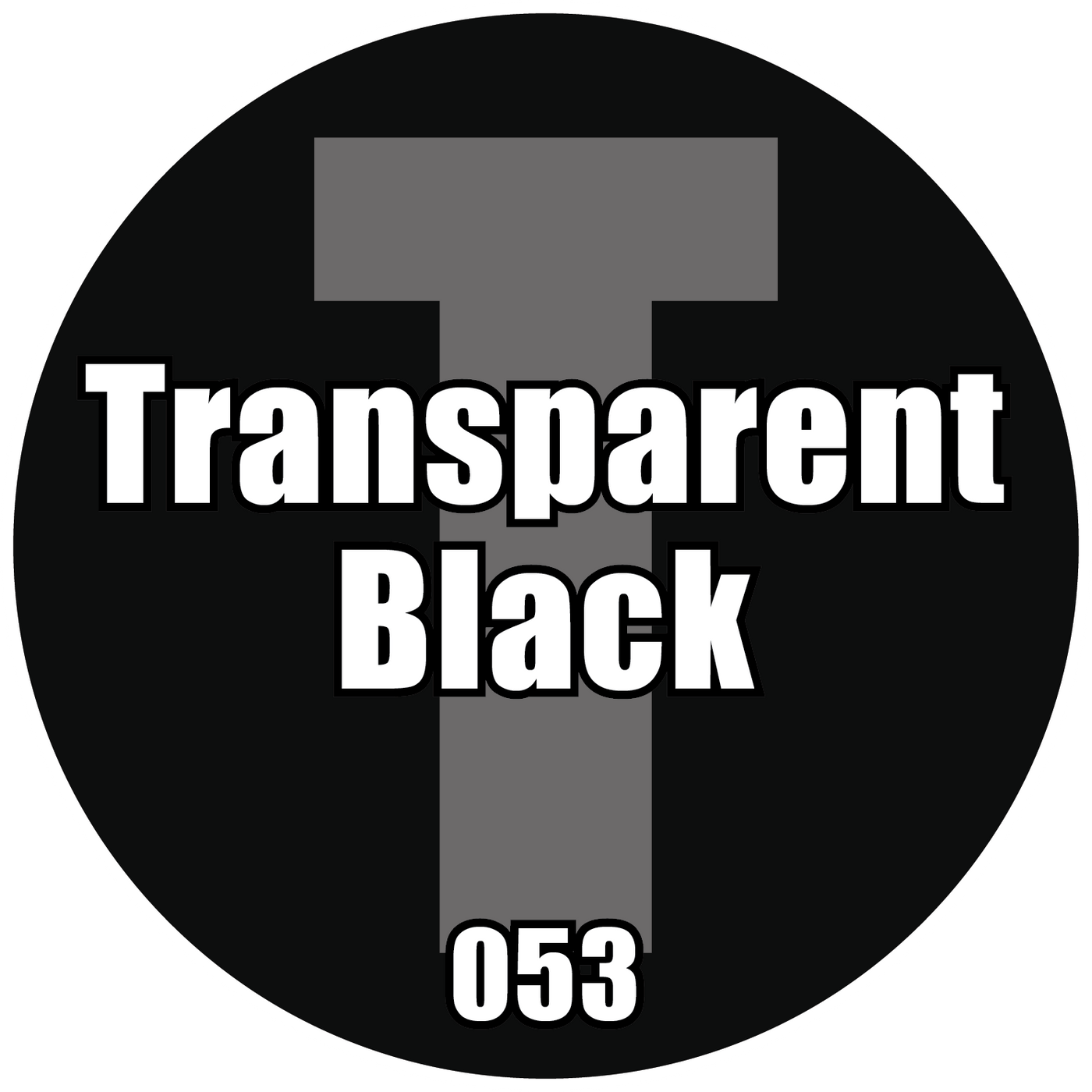 053Pro Acryl Transparent Black