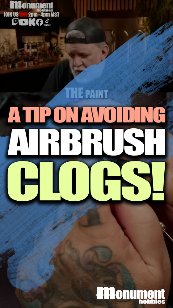 A Tip on Avoiding Airbrush Clogs!