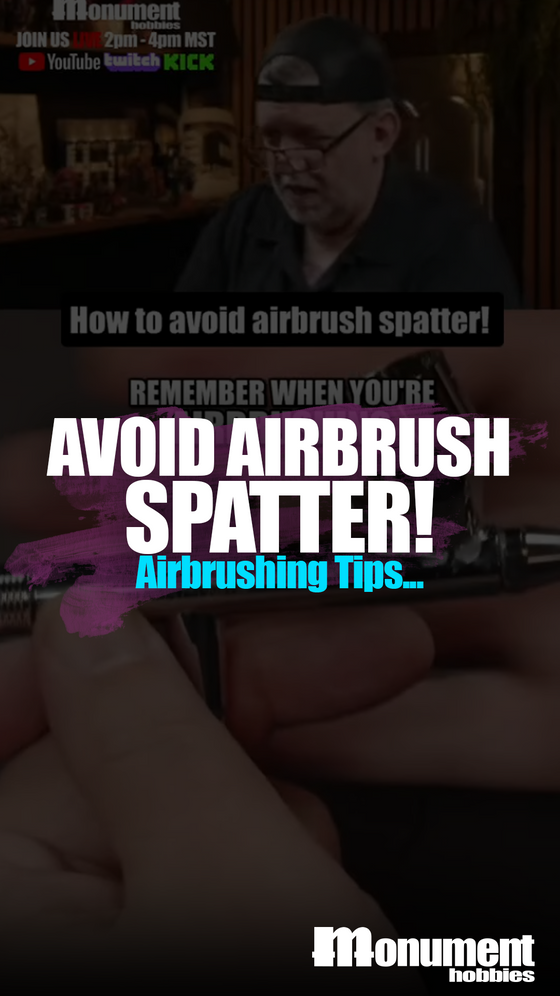 How to Avoid Airbrush Spatter!
