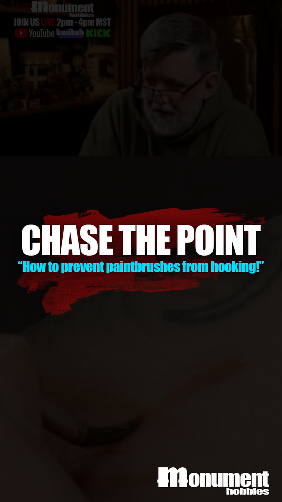 Chase The Point - How to prevent paint brushes from hooking!