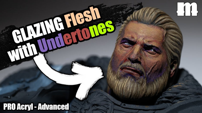 How to Paint Flesh with Glazes over Undertones