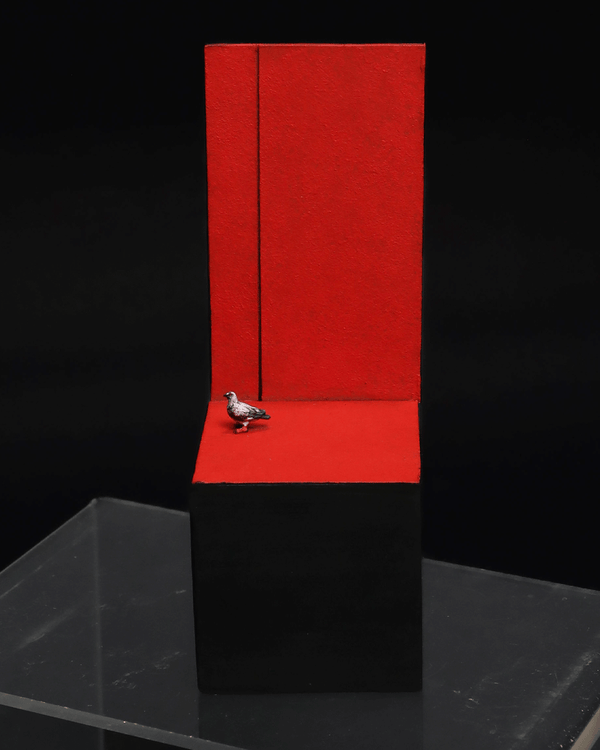 "Red Carpet Pigeon" | Artist: Sam Silvers
