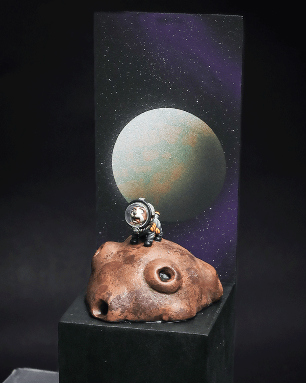 "Tiny Space Dog" | Artist: Thomas Aiken