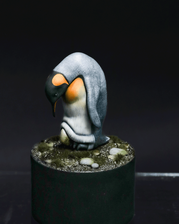 "King Penguin" | Artist: Esteban Zavala Herrera