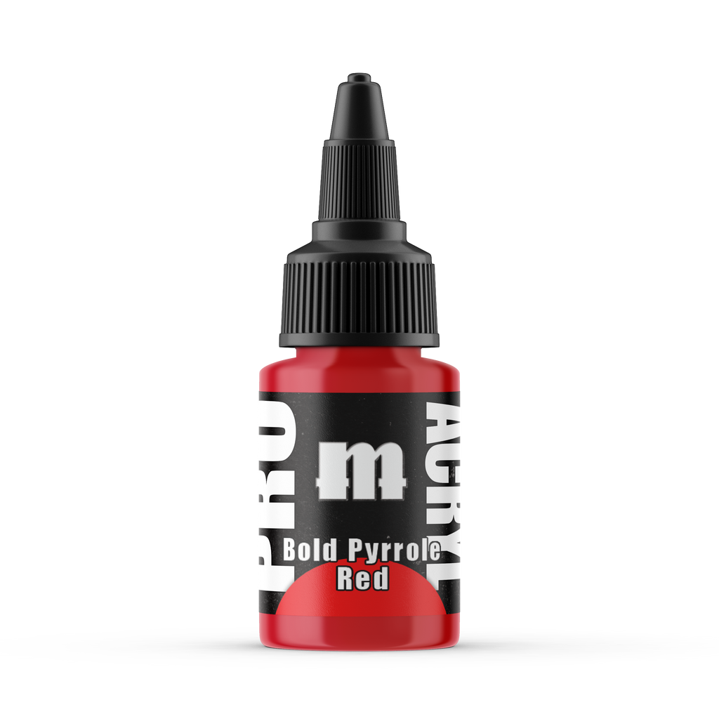 003-Pro Acryl Bold Pyrrole Red