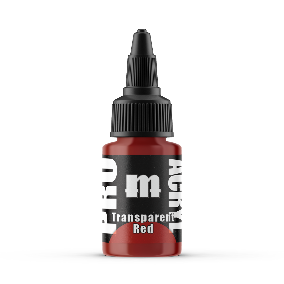Hansa Pro-Color Colore Aerografo Trasparente 30ml - Rosso Cremisi (CRIMSON RED) - Alta Lucentezza