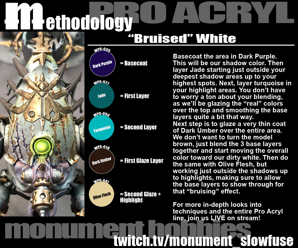 "Bruised" White