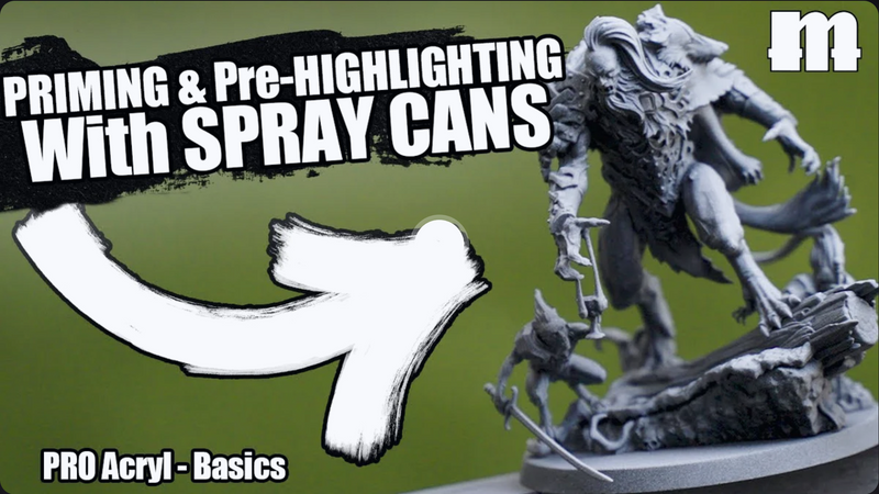 Priming &Pre-Highlighting Your Models With Spray Cans