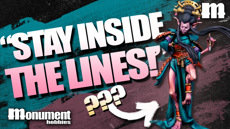 "Keep it Simple & Stay Inside the Lines!" | Tips on How to Start Painting Miniatures