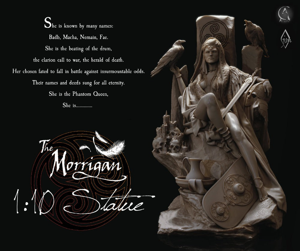 The Morrigan 1:10 Statue
